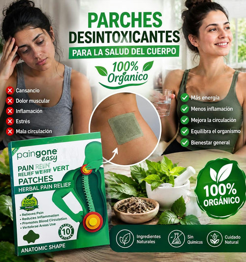 Parches Desintoxicantes / Alivio natural y bienestar corporal